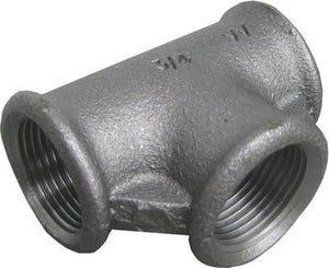 ZWARTE FITTING T STUK NR 130 1/2"FFF
