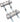 DUBB. GEMON. VERDEL. 4/4'' ZN CRANES - 2 x 16/2