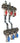 DUBB. GEMONT. VERDELER 4/4"-5 x 3/4" EURO-CONE KRA