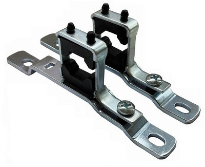 VERDELER MESSING VERNIKKELD 3/4" - ENKELE BEUGEL