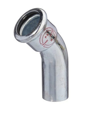 M-PRESS STAAL VERZINKT BOCHT 45° MF  22 x 22