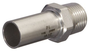 M-PRESS INOX  OVERGANG M X BUITENDRAAD 15 x 1/2"