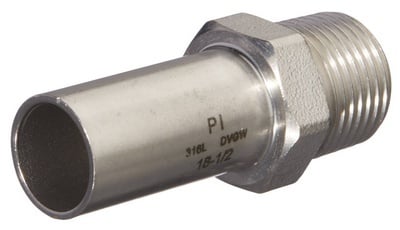 M-PRESS INOX  OVERGANG M X BUITENDRAAD 15 x 1/2"