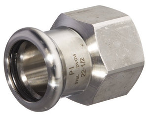 M-PRESS INOX  PUNTSTUK 22 x 1/2"F