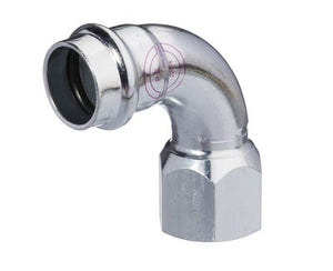 V-PRESS ST. VERZINKT BOCHT 90° BI.DR. 18 x 3/4"