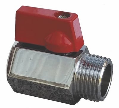 MINI BOLKRAAN 1/2"MF ROOD