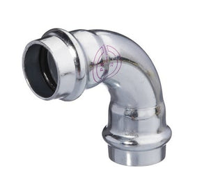 V-PRESS ST. VERZINKT BOCHT 90° 15 x 15  